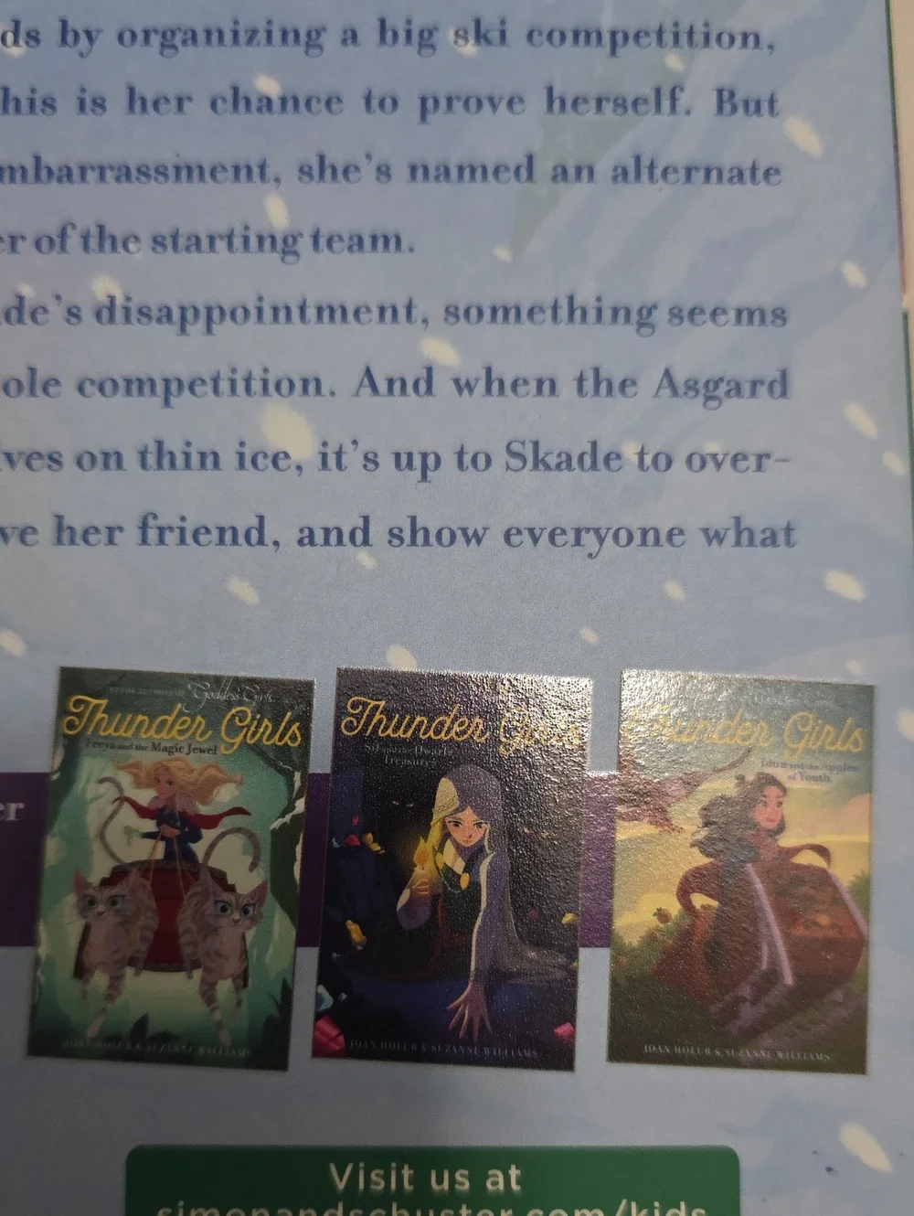 Thunder Girls Book 4 Skade And The Enchanted Snow